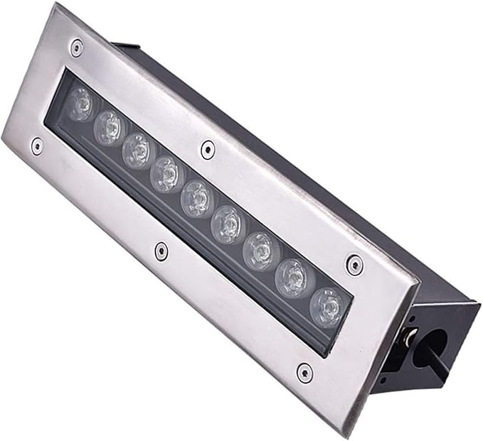 Rectangular Underground Light - Ground LED Landscape Lights - Outdoor Buried Lights 85-265V Led Recessed Ground Spotlight Outdoor Garden Floor Lamp Waterproof Path Lighting Floor Lamp