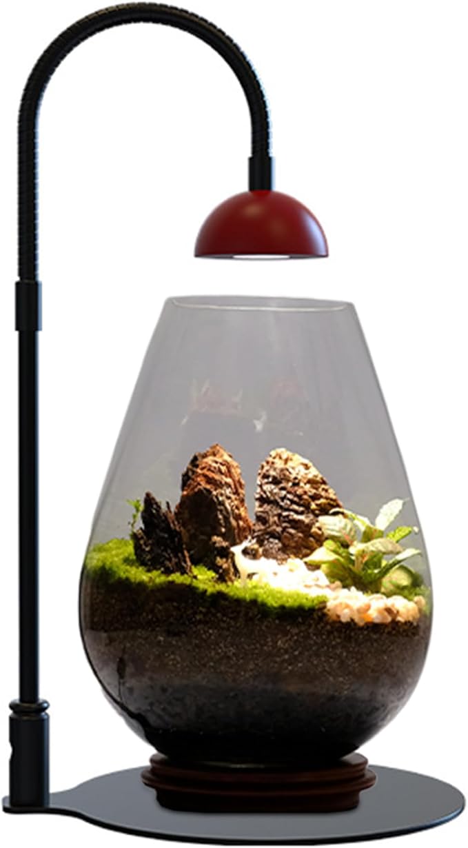 Grow Lights for Indoor Plants Height Adjustable Plant Growing Lamps Flexible Spectrum Plant Light 3/6/12H Timer Setting Led Grow Light for Small Plants