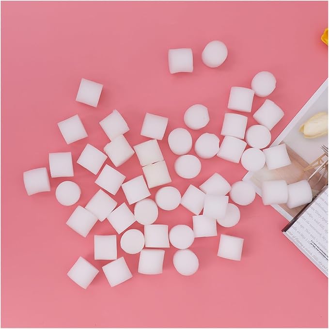 200PCS 30MM Fixing Planting Hydroponic Sponge Soilless Hydroponic Sponge Cultivation Sponge Practical Gardening Tools(3X3CM)