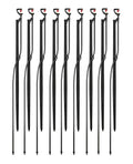 Drip Irrigation Micro Spray Emitter on 20 inch Stake with 1/4 Tubing and Barbed Coupler 180° Half Circle Pattern 8.5’ Spraying Distance
