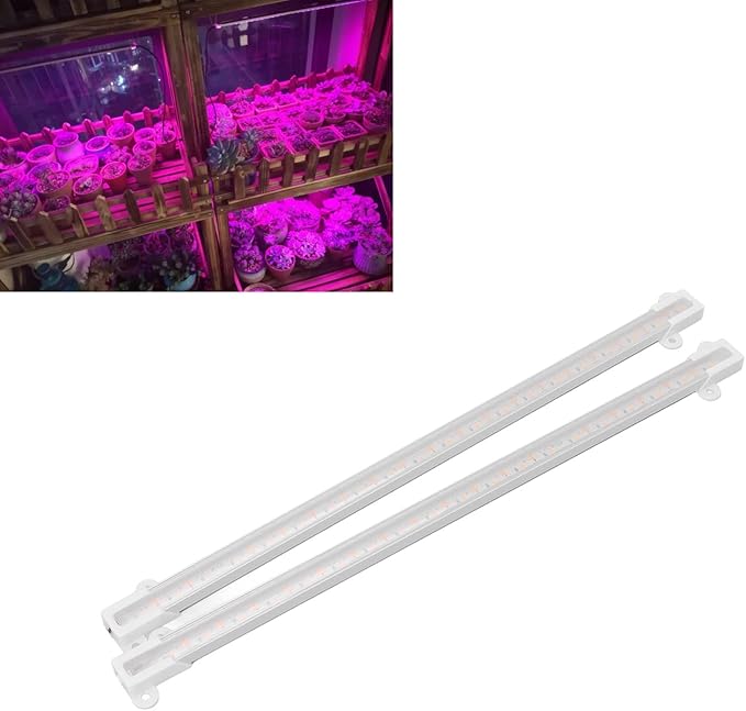 POCREATION Solar Grow Light 10W Double Sided Solar Panel LED Plant Lighting for Indoor and Outdoor Vegetables and Flowers (20w)
