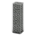 Garden Fencing Raised Bed Gabion Planter Raised Bed Gabion Basket with Lids Galvanized Wire 39.4x11.8x11.8 for Outdoor Garden Decor