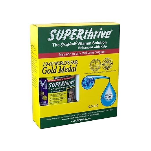 SUPERthrive Plant Vitamin Solution 4 oz. + Organic 4-4-4 All-Purpose Fertilizer Set 2 Pack