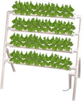 Hydroponic Grow Kit 4 Layers 36 Sites Hydroponisches System PVC Hydroponic Pipe for Vegetables Salad Greens Flowers and Fruits