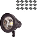 GKOLED 20W 4000k 20° Beam Angle Bullet/Round Outdoor Spotlight with 30-Pack Lengthened Waterproof Wire Connectors