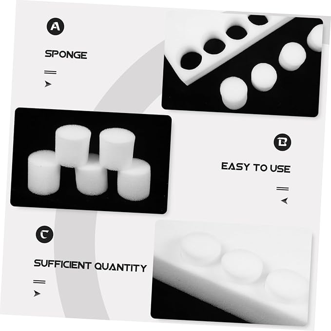 GALPADA 500pcs Hydroponic Planting Sponge Block for Soilless Vegetable Cultivation for Greenhouse and Indoor Hydroponics for Fruits Beans and Flowers