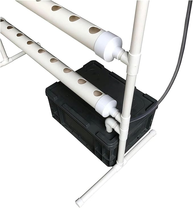 Hydroponics Growing System Hydroponic Grow Kit 36 Holes Pipe Grow Kit Indoor Greenhouse Planting Box Gardening System Nursery Pot Hydroponic Rack Hydroponic Tower