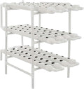 Hydroponics Growing System Hydroponics Growing System Tower PVC Pipe 108 Holes for Planting Vegetables Indoor Garden System Tall Hydroponics System Outdoor 0823