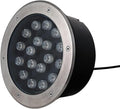 LED Outdoor Spotlight - Recessed Low Voltage Landscape Light IP66 Waterproof Garden Underground Light Round Recessed Led Spotlight for Pathway Patio Driveway Landscape Lamp (Warm White 18WAC12V)