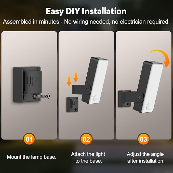 Motion Sensor Outdoor Light 10000mAh Rechargeable Battery Operated Outdoor Light with Remote 3 Modes &amp Dimmable 3000-6000K IP65 Waterproof Outdoor Security Light for GarageFencesPatioGarden