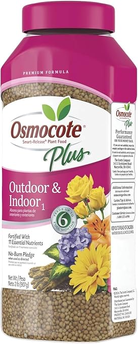 Osmocote Smart-Release Plant Food Plus Outdoor &amp Indoor Fertilizer 2 Lbs. (12)