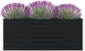 Garden Planter Raised Bed (63x31.5x17.7 Anthracite)