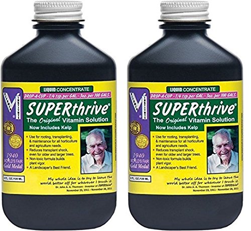SUPERthrive Original Plant Vitamin Solution with Kelp for All Plants 4 Oz. - 2 Pack