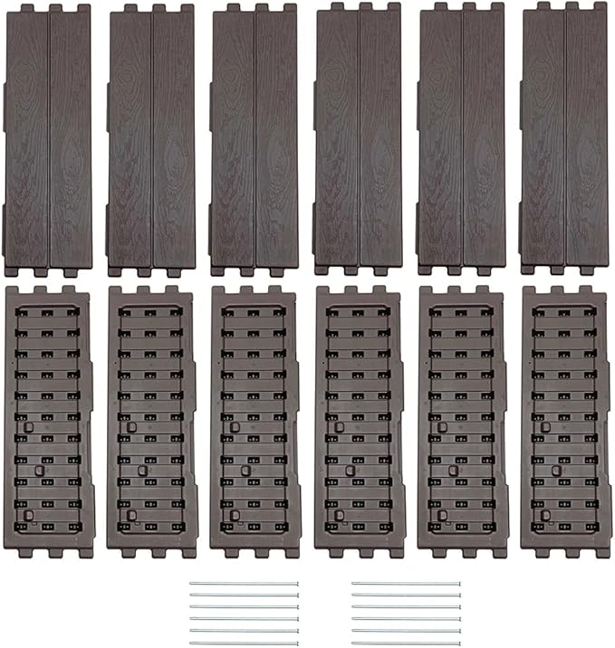 Modern Home Raised Garden Bed Kit - Stackable Hexagon Modular Flower/Planter Kit (Set of 2)