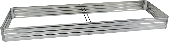 Ironton Galvanized Steel Raised Garden Planter- 12ft. x 4ft. Container Length 144 in Container Width 48 in Material Galvanized Steel Model# NP-PB104