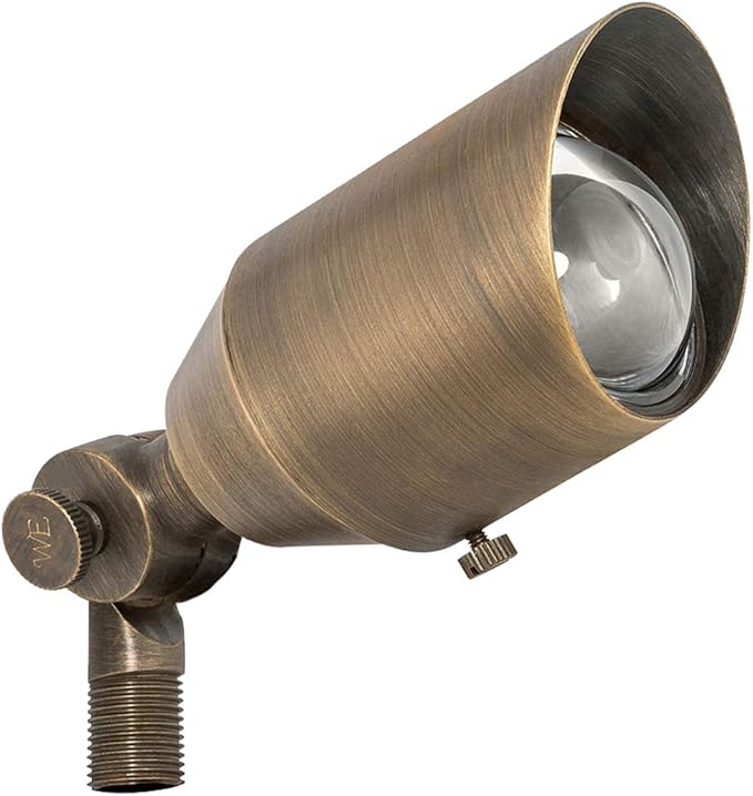Westgate LED Low Voltage Landscape Spot Lights - Integrated LED - Cast Brass - Antique Bronze Finish - All Accessories Included