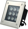 Underground Light LED - Square Outdoor Floor Recessed Spotlight IP67 Waterproof Landscape Lights Outdoor Buried Lights AC85-265V Floor Lamp Spotlight Led Beam Light(Warm Light5W)