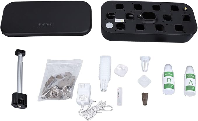 Hydroponics Garden Planter LED Grow Light Hydroponics Growing System Automatic Control for Office (US Plug)