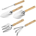 Garden Tools Set 5PC Heavy Duty Gardening Kit Succulent Mini Garden Tool Set Stainless Steel Gardening Work Set