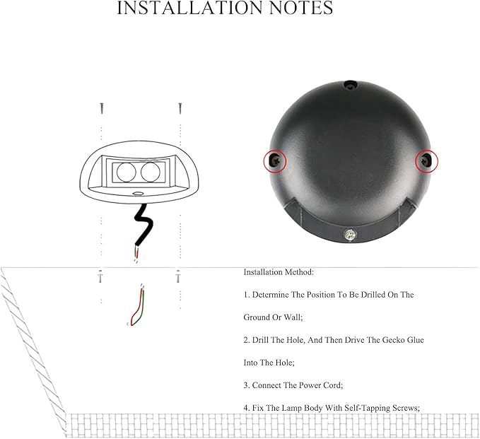 Buried Light Led Outdoor Spotlight IP67 Waterproof Side Luminous Courtyard Passage Lawn Path Ground Light