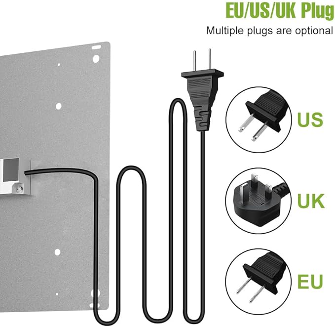 2Packs 200W Plant Cultivation Lights AC100-277V Red Blue Hydroponic Seeds Fill Lamp UV/IR Greenhouse Tent Succulent Flowers Fruits Potting Cactus Vegetable Planting Lighting US Plug with Hook Hanging