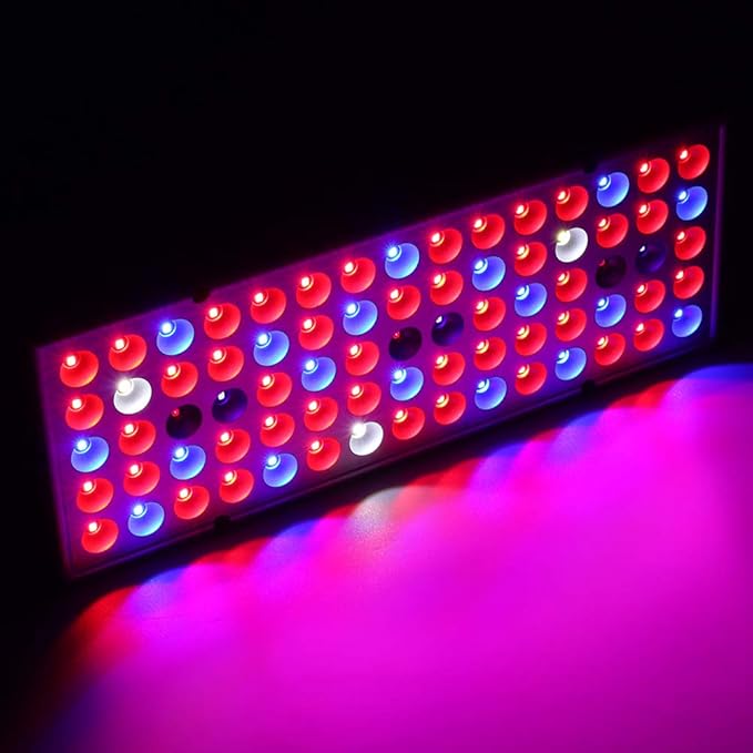 LED Plant Lamp Full Spectrum Growing Light with 75 LED Beads 25W Plant Growing Light for Gardens Greenhouses Horticulture