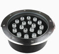 LED Landscape Lights - 18W Outdoor Buried Spotlights IP67 Waterproof Recessed Ground Lamp for Garden and Lawn Easy Installation (Green 3W White)