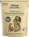 CARNA4 Flora4 Sprouted Seeds Food Topper for Dogs &amp Cats Greens Plus Blend with Broccoli &amp Chia Rich in Natural Probiotics &amp Digestive Enzymes Synthetic-Free Whole Food Supplement 18oz