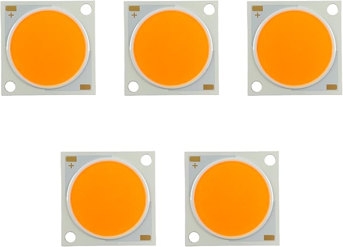 5X Pack CLU048-1212C4-503M2M2-F1 5000K 80CRI COB LED Chip Module max. 116.8W Version 6 500-2760mA 28x28mm. Projector Spotlight Horticultural Grow Light. Replacement for Cree CXB3590