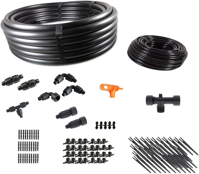 Gravity Feed Drip Irrigation Kit for Dirty Water - Kit Size : Deluxe