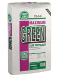 Maximum Green Turf Fertilizer 22-0-8 (Step 3 Max Green Program) - Iron for a Healthy Lush Grass Lawn with Slow Release Nitrogen (10000 Square Feet)