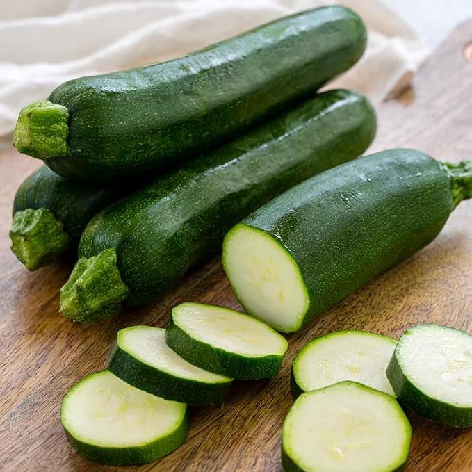 TomorrowSeeds - Black Beauty Zucchini Seeds - 1/2 Pound ~ 1700+ Count - for 2026 Planting AAS Winner Dark Green Summer Squash Courgette Bush Garden Vegetable Fresh Grow Your Own Home Farm Patio