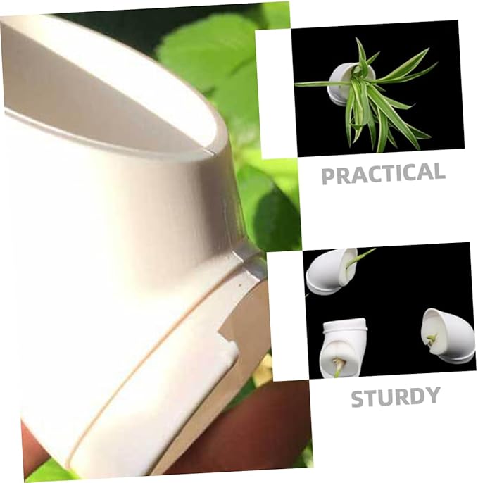 Sosoport 20pcs Hydroponic Planting Cups Mesh Net Cups for Hydroponics Vertical Tower