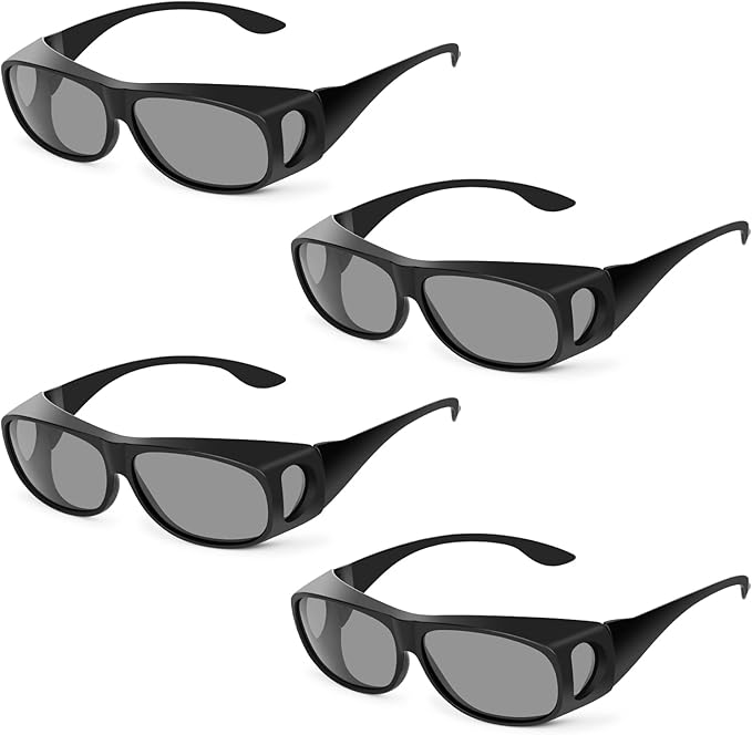 Hydroponic Indoor Grow Room Glasses (4-Pack) HPS MH LED Grow Light Glasses for Eye Protection in Greenhouse &amp Grow Tent