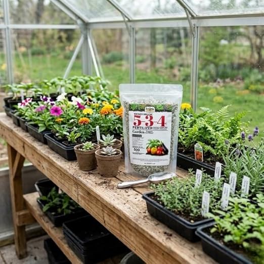 Old Cobblers Farm Wicked 5-3-4 All-Purpose Fertilizer – Balanced Nutrition for Gardens Lawns &amp Plants (5 lbs | 10 lbs | 15 lbs | 20 lbs) (15 lbs)