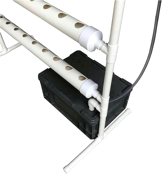 Hydroponics Growing System Hydroponic Grow Kit 36 Holes Pipe Grow Kit Indoor Greenhouse Planting Box Gardening System Nursery Pot Hydroponic Rack Hydroponic Tower