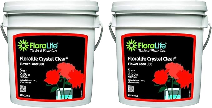 Smithers Floralife Crystal Clear Flower Food Powder for F (2 Pack)