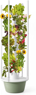 Hydroponics Growing System Hydroponic Growing Sys with Grow Lights 20-36 Plants Indoor Vertical Tower Garden Sys Kit Hydroponic Growing Tower with 30l Tank Hydroponic Germination Kit for