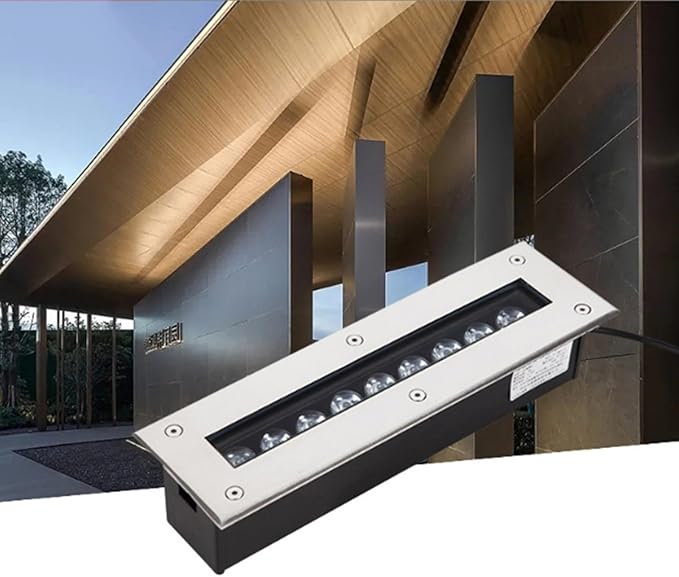 Ground Landscape Lights - AC85-265V Outdoor Underground Lamp IP66 Waterproof Outdoor Recessed Spot Light for Garden Pathway Patio Walkway Deck Step Landscape Lamp(Blue5WAC85265V)