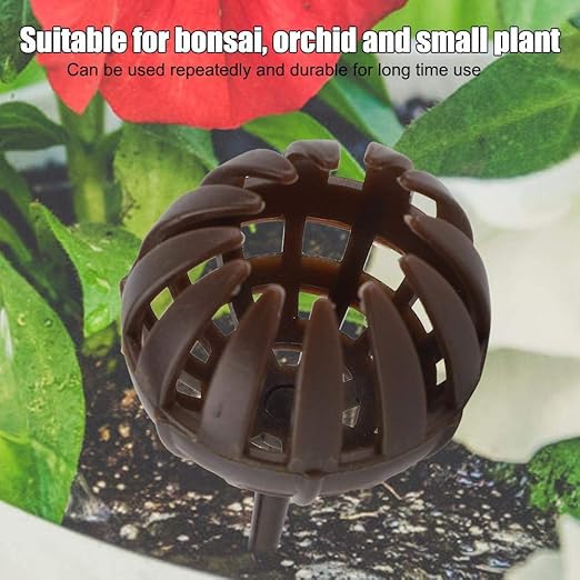 100pcs/ Set Fertilizer Cover Box Basket ABS Material Reusable Portable for Bonsai Plant Flower Orchid Small Plant (Big)