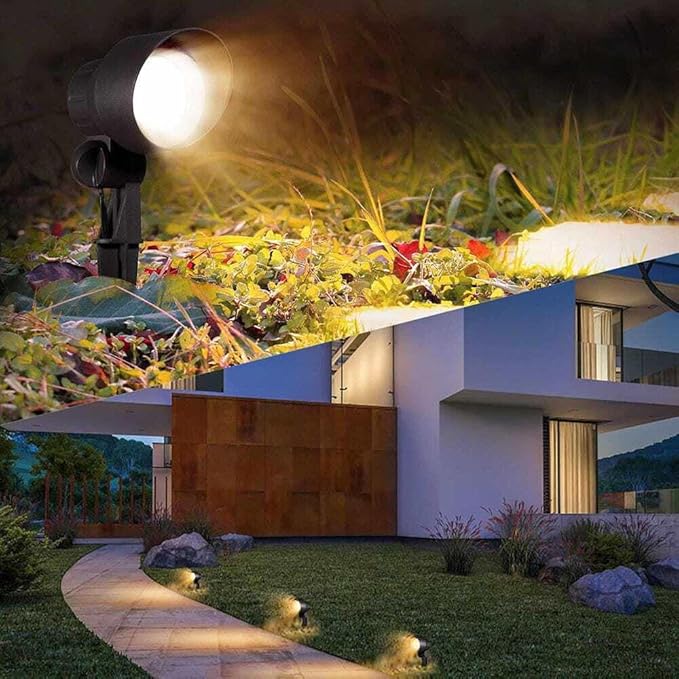 CD45 Black LED Directional Up Light Outdoor Mono Point Spotlight