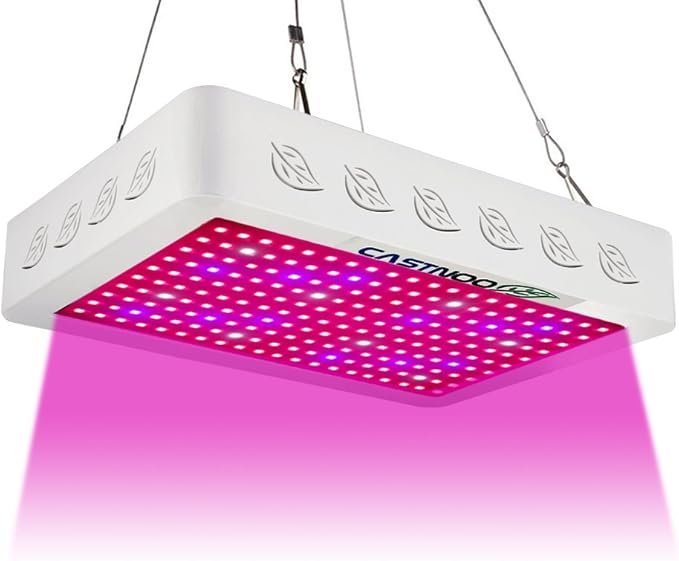 300 Watt Led Grow Light Plant Grow Lights Full Spectrum with UV&ampIR for Hydroponic Indoor Plants Growing Veg and Flower Sold by Castnoo