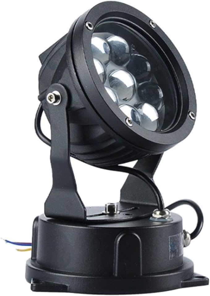Led Beam Spotlight - Outdoor Led Spotlight Round Outdoor Led Spotlights Decorative Waterproof Lamp Adjustable Angle Landscape Lights for Garden Villas Step Wall Lighting