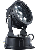 LED Beam Spotlight - Outdoor LED Spotlight Round Outdoor LED Spotlights Decorative Waterproof Lamp Adjustable Angle Landscape Lights For Garden Villas Step Wall Lighting(Red36W(AC 85-110V)) (Wh