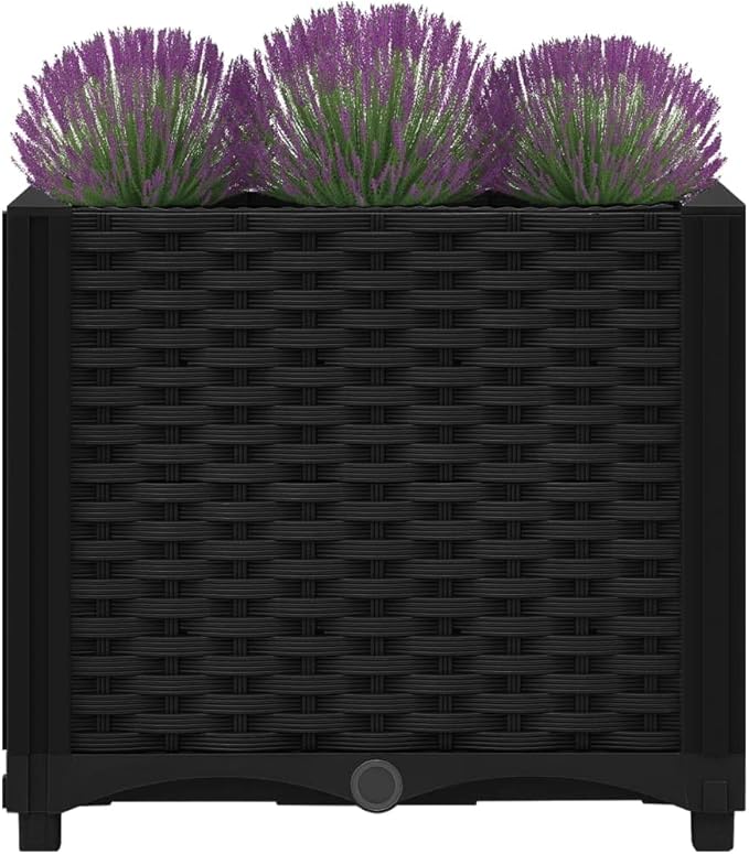 Raised Bed PlanterGarden BedGalvanized Raised Garden BedPlanter Raised bedsGalvanized Planter15.7x15.7x15 Polypropylene