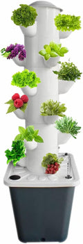 Hydroponics Growing System kit 18 Pods Vertical Hydroponic Tower for Smart Indoor Home Gardening Lovers Hydroponic Germination Kit