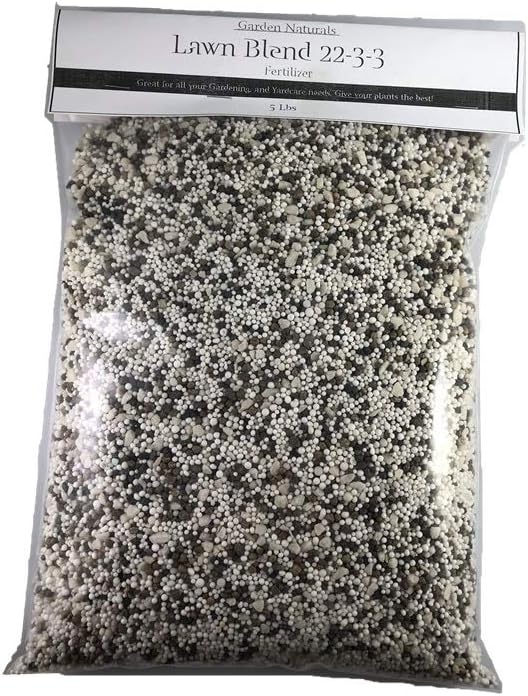 22-3-3 Lawn Blend Fertilizer 25 Pounds Bulk by Garden Naturals