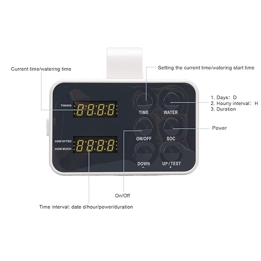 Plant Watering Device Programmable Automatic Plant Waterer Indoor Self Watering System Auto Drip Irrigation Kit Automatic Drip Irrigation Kit for Potted Plants