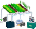 Hydroponic Kit N15 NFT System for 64 Plants Complete Indoor Garden with Nutrients Seeds &amp Accessories