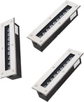 3PCS Outdoor Spotlight - 3W LED Beam Spotlight Underground Light LED Ultra-Thin Recessed Patio Floor Light IP67 Waterproof Landscape Lights/Built-in Floor LaGreen Light 3W